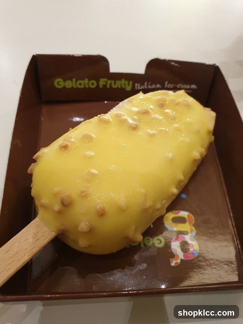 Yellow Ice Cream Bar
