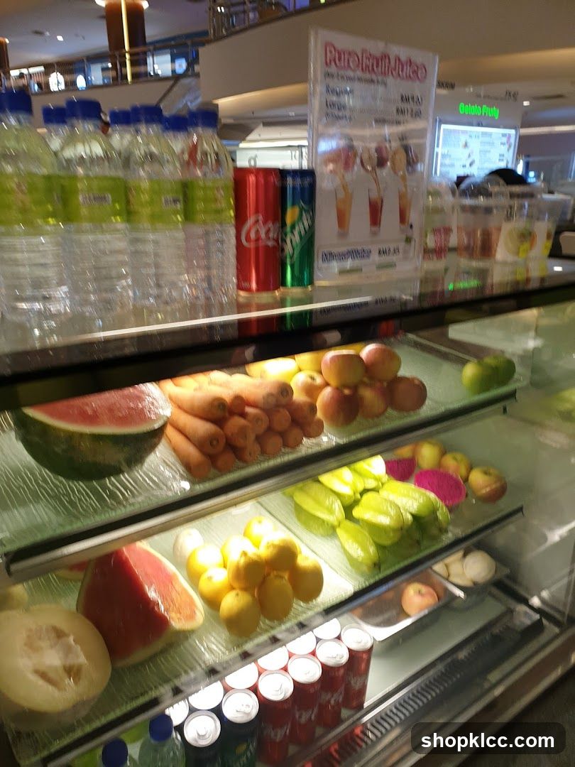 Fruit and Juice Display
