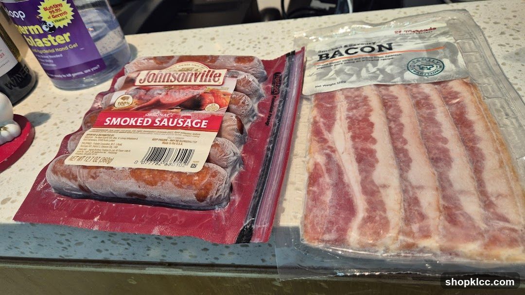 Smoked Sausage and Bacon