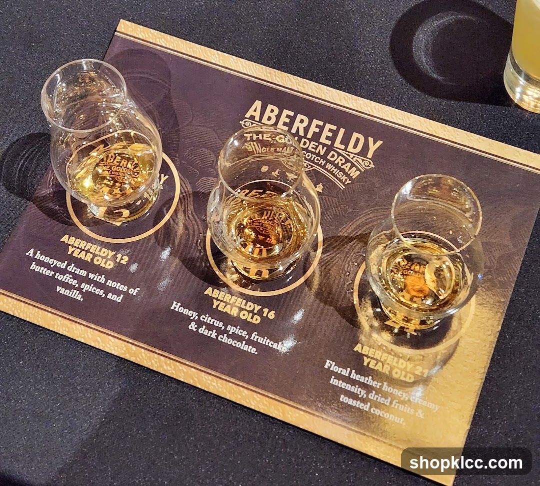 Aberfeldy Scotch Whisky Tasting