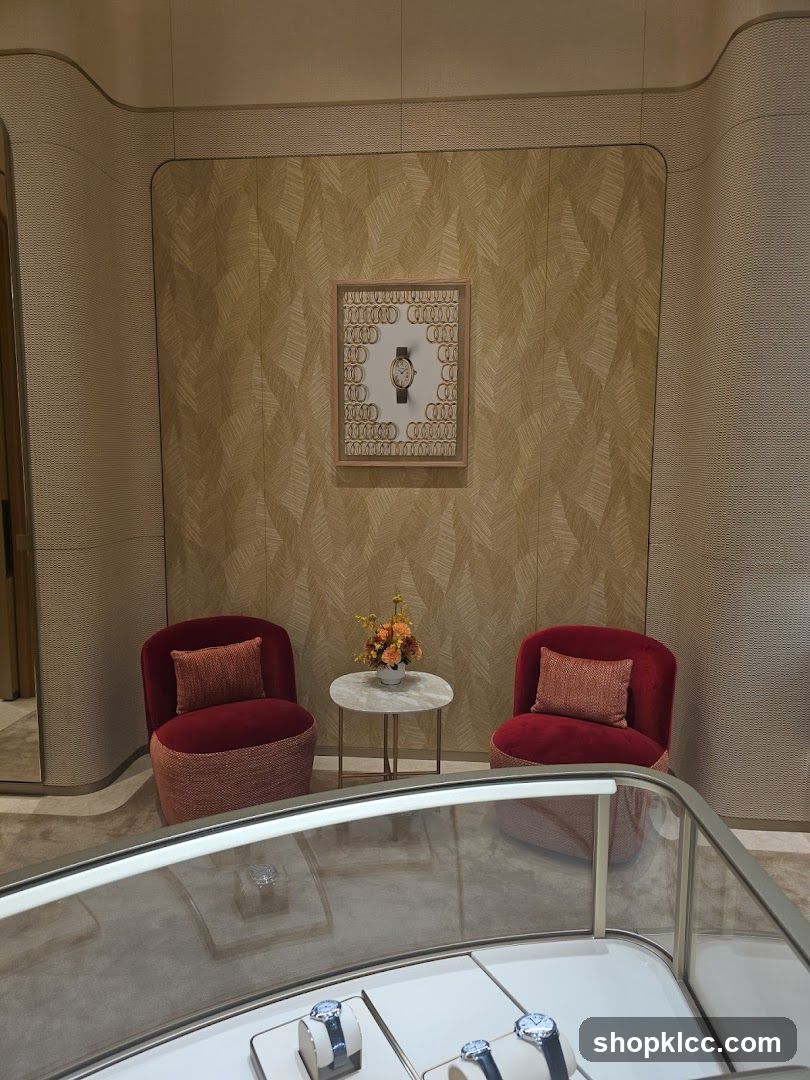 Luxury Watch Display Area