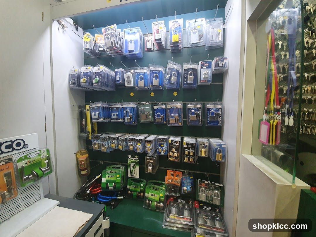 Lock and Key Store Display
