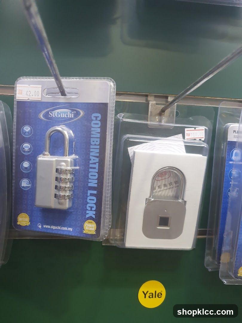 Combination and Fingerprint Locks