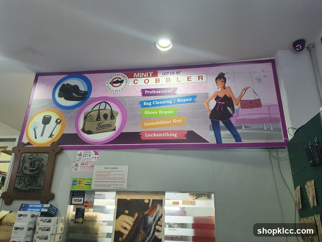Minit Cobbler Sign