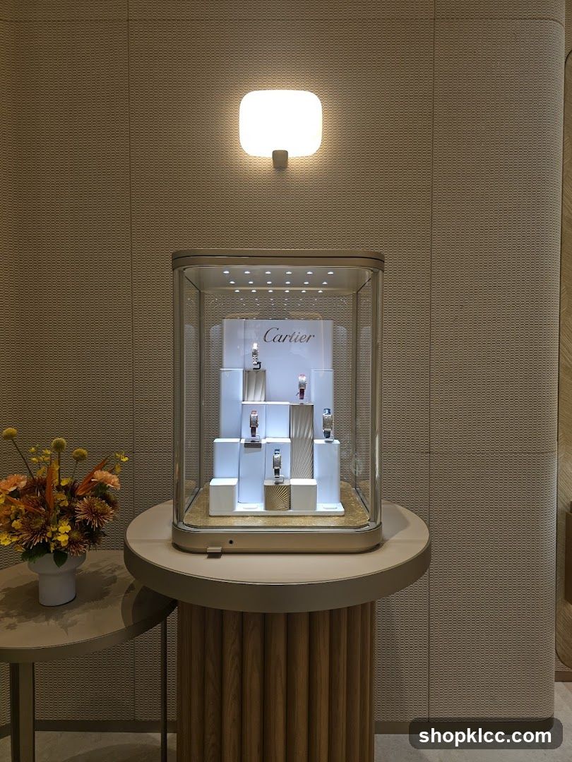 Cartier Watch Display