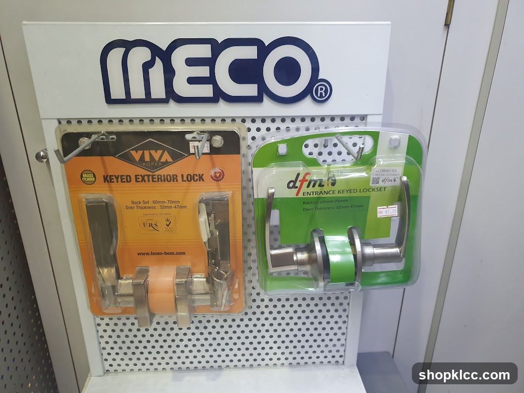 Door Locksets Display