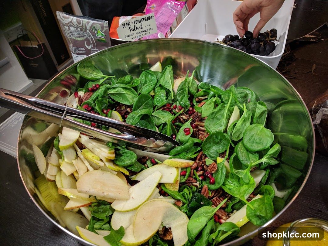 Pear and Pomegranate Salad