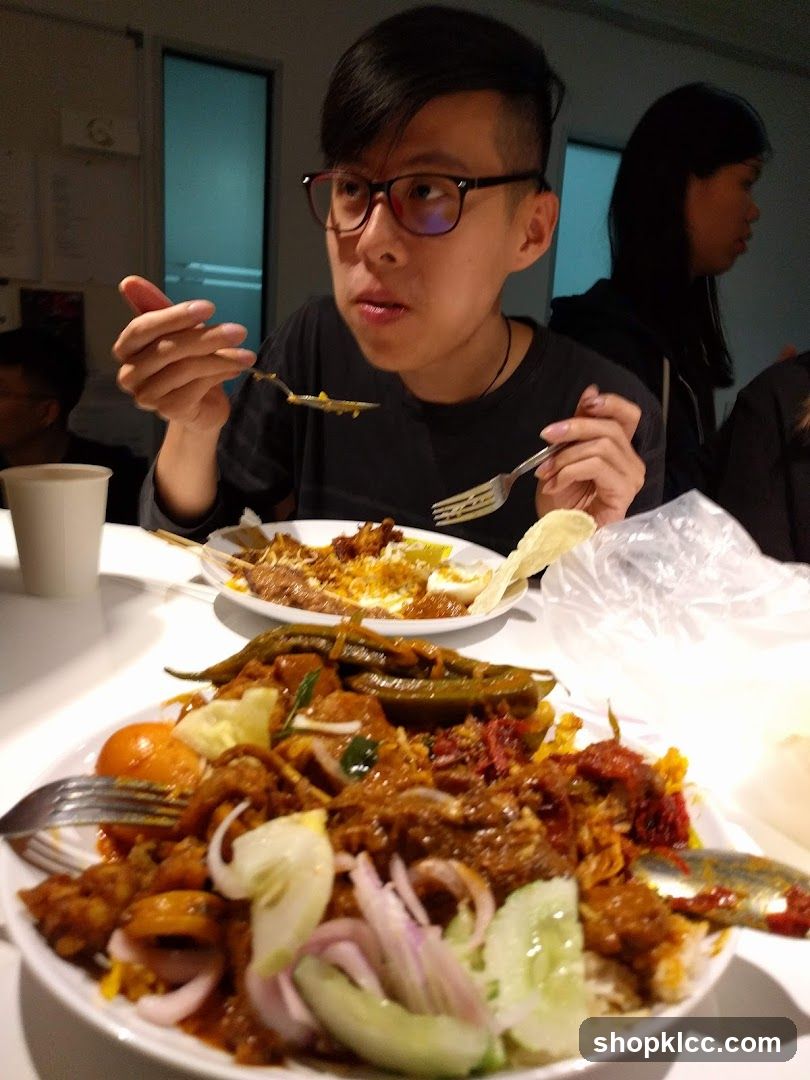 People eating food