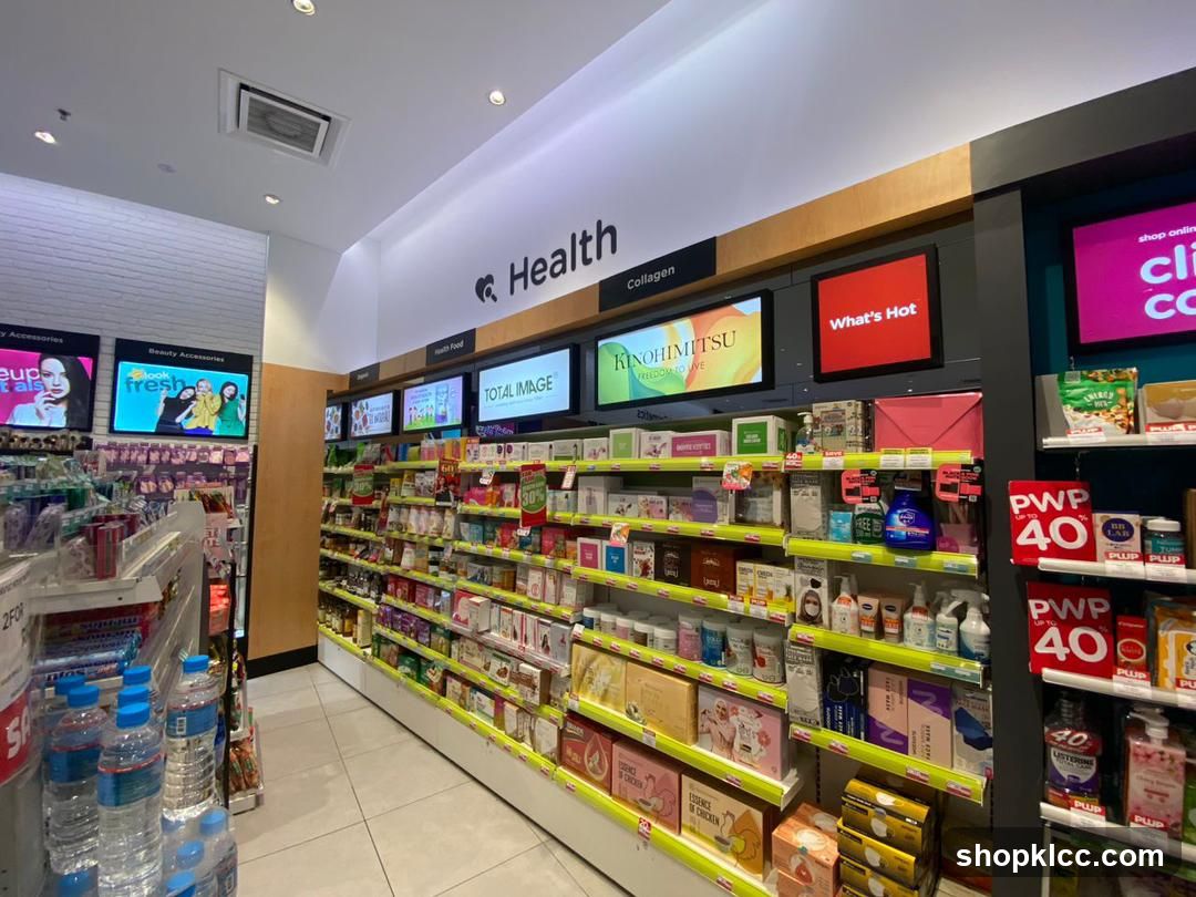 Health and Beauty Store Aisles