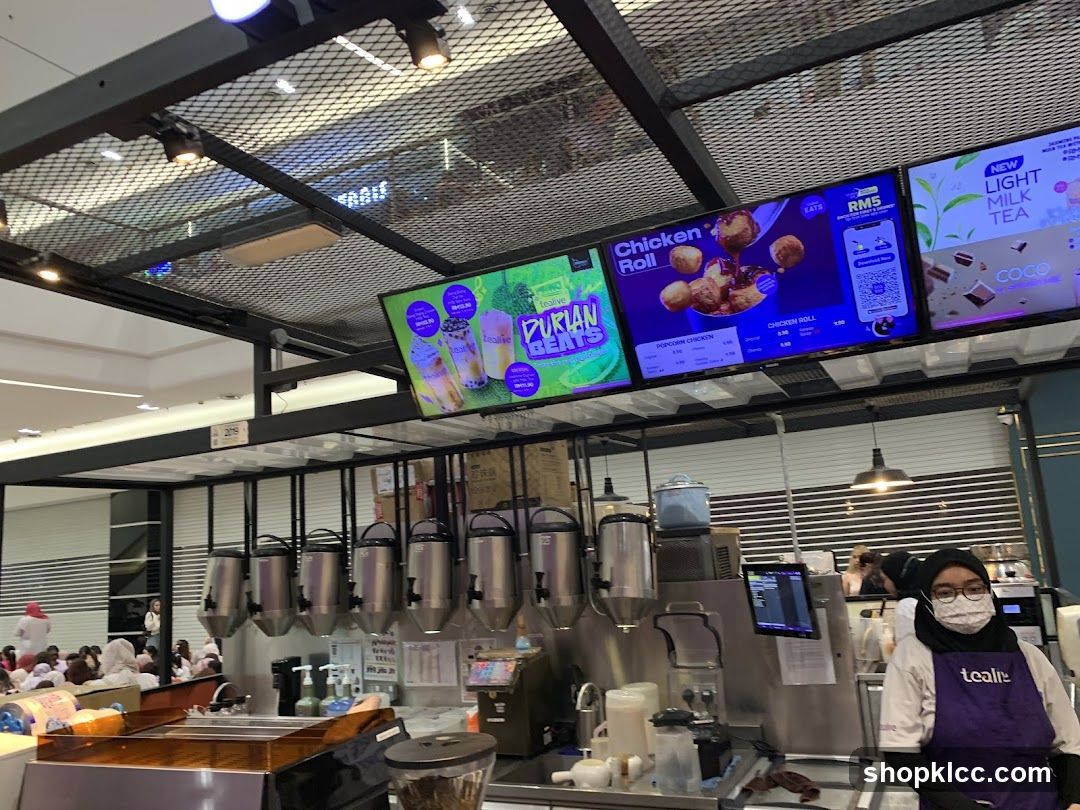 Tealive Food and Drink Counter