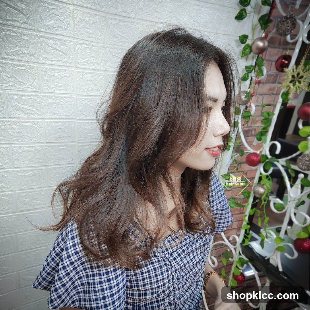 Woman with styled hair