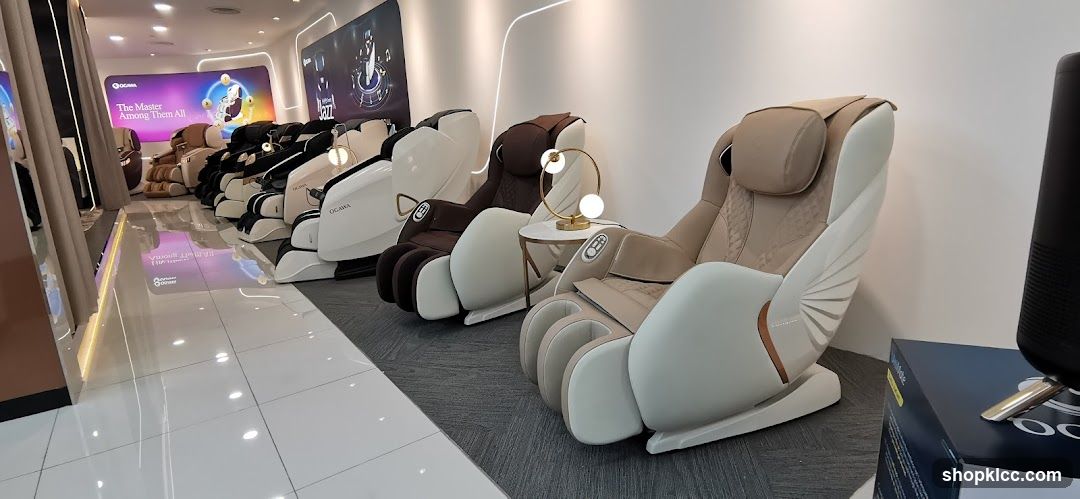 Massage Chairs on Display