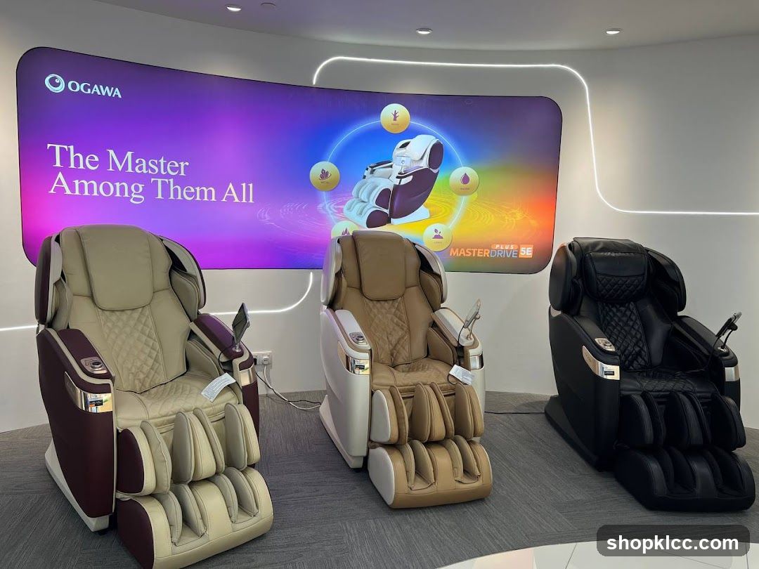 Massage Chairs Display