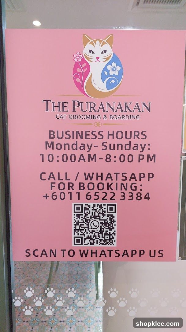 The Purana Cat Grooming & Boarding Information