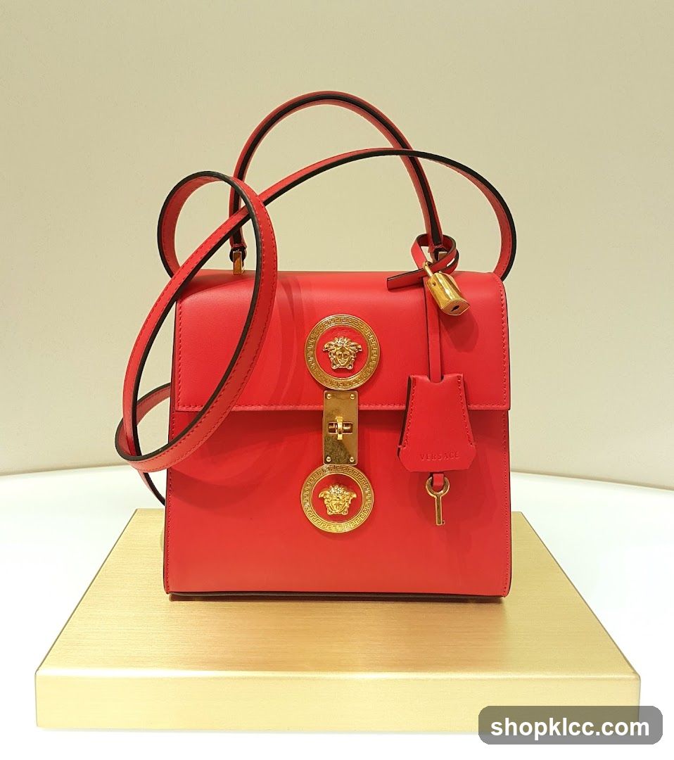 Red Versace Handbag