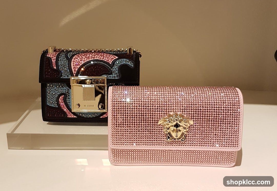 Two jeweled handbags