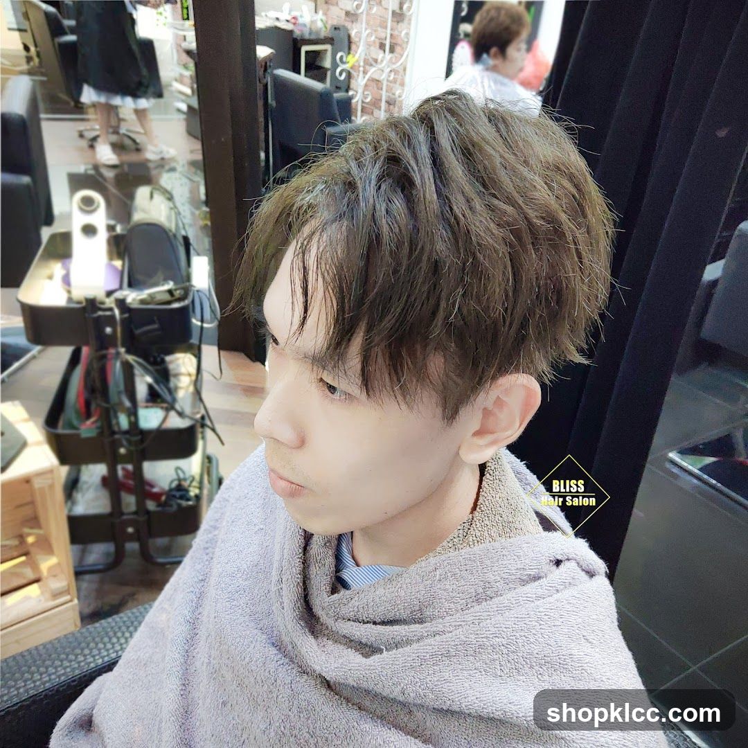 Man in Hair Salon