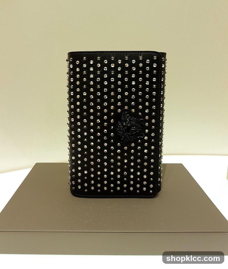 Studded Black Wallet