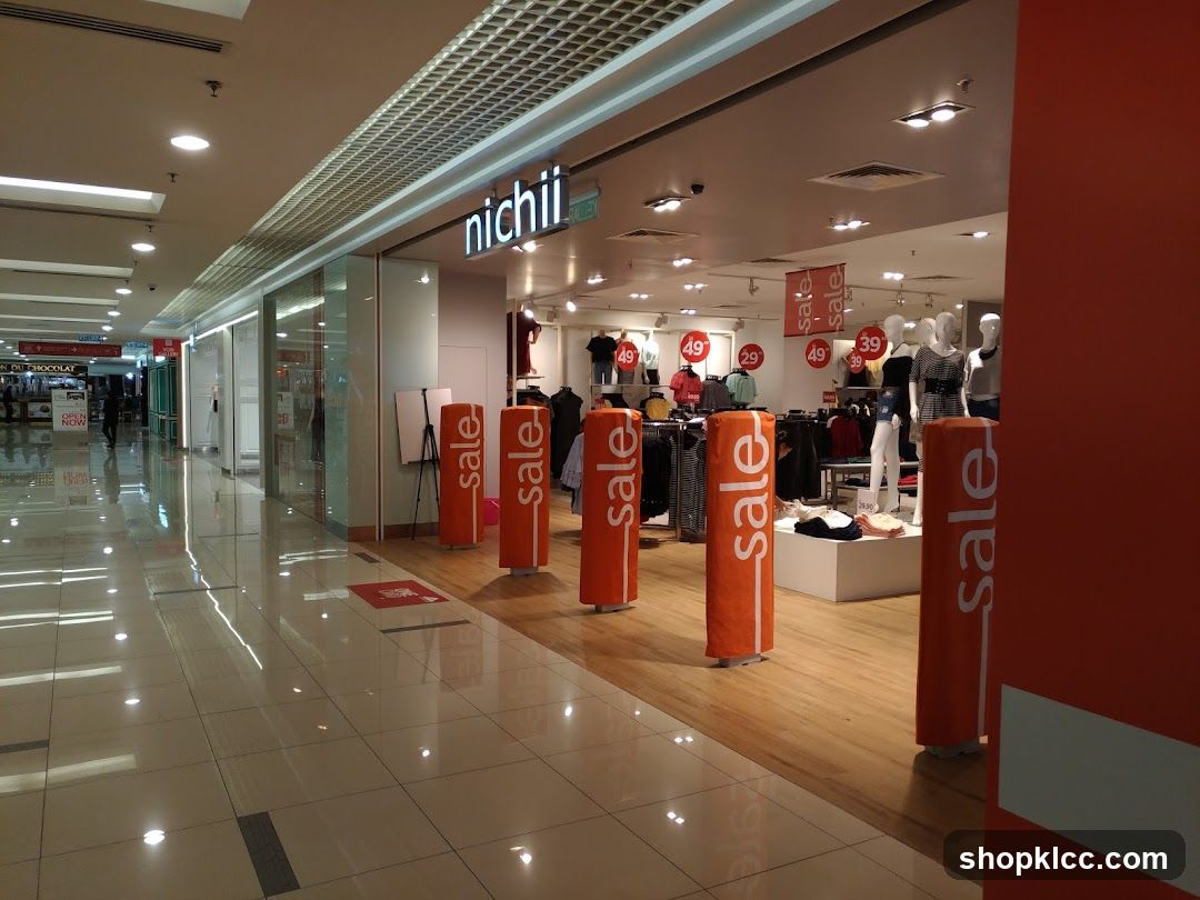 Nichii Storefront with Sale Displays