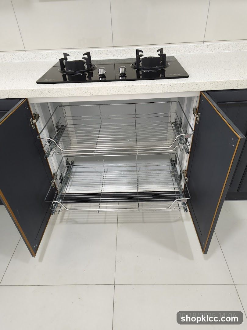 Kitchen Cabinet with Pull-out Shelves