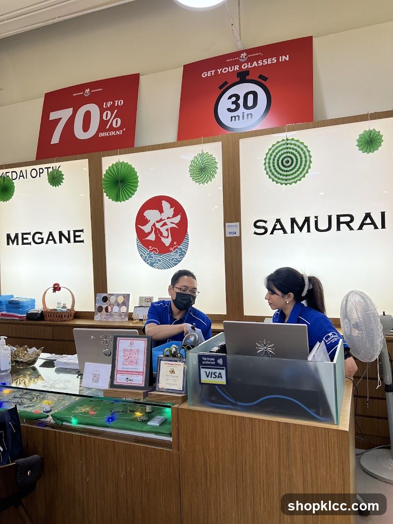Optometry Shop Counter