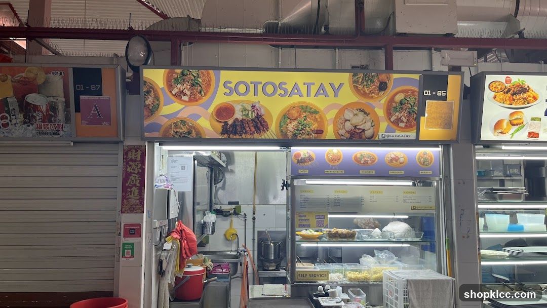 Food Stall with "SOTOSATAY" Signage