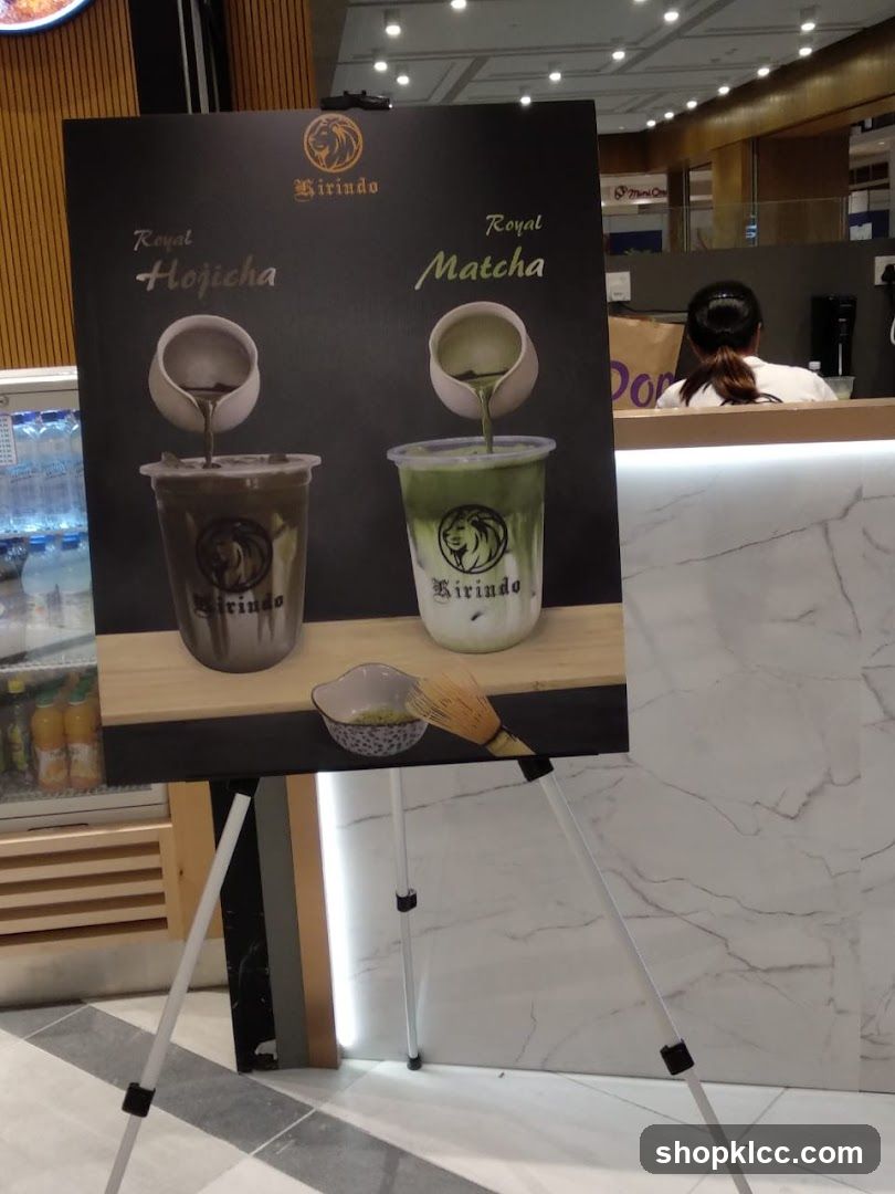 Birindo Royal Hojicha and Matcha
