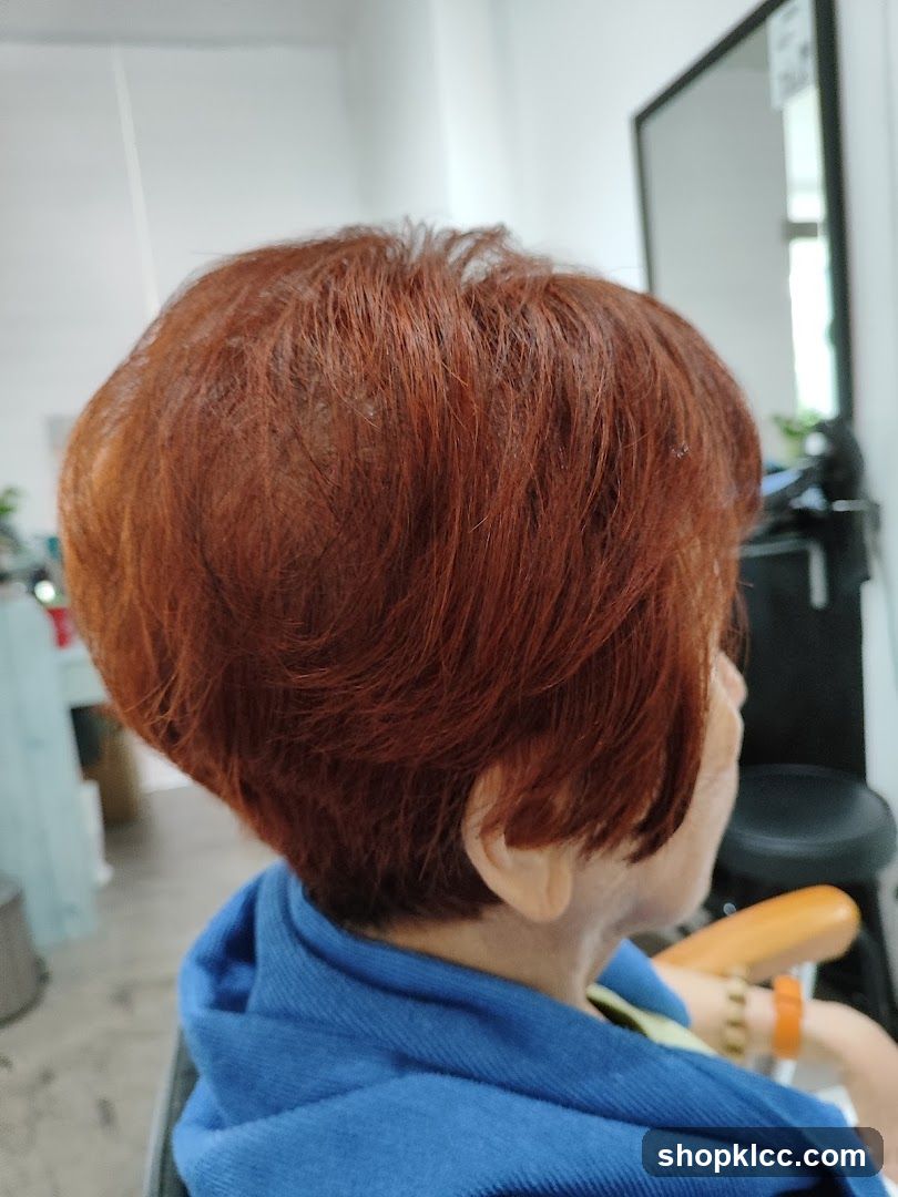 Woman with Short Red Hair