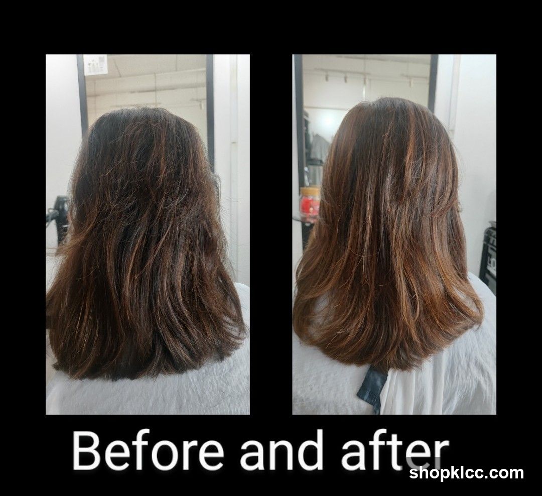 Hair Before and After