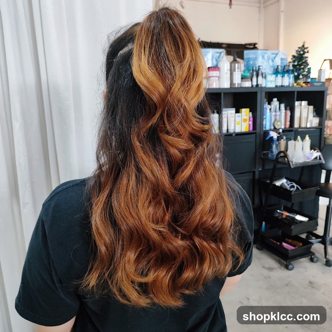Woman with Ombre Hair