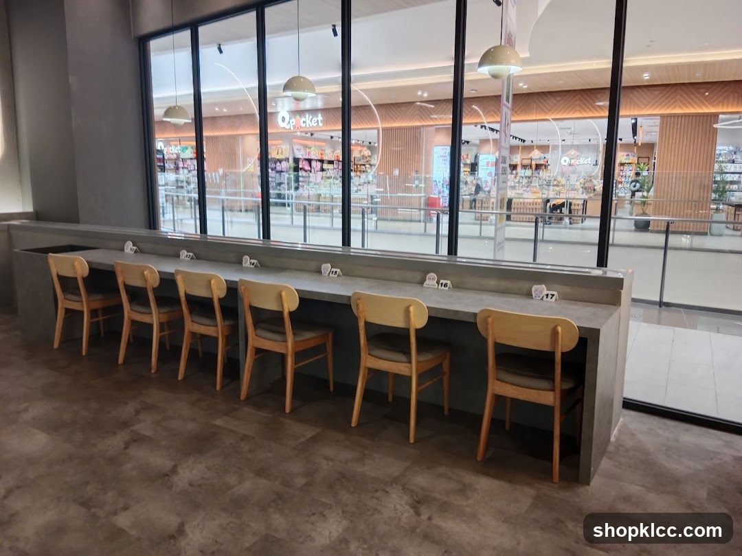 Seating Area with View of Store