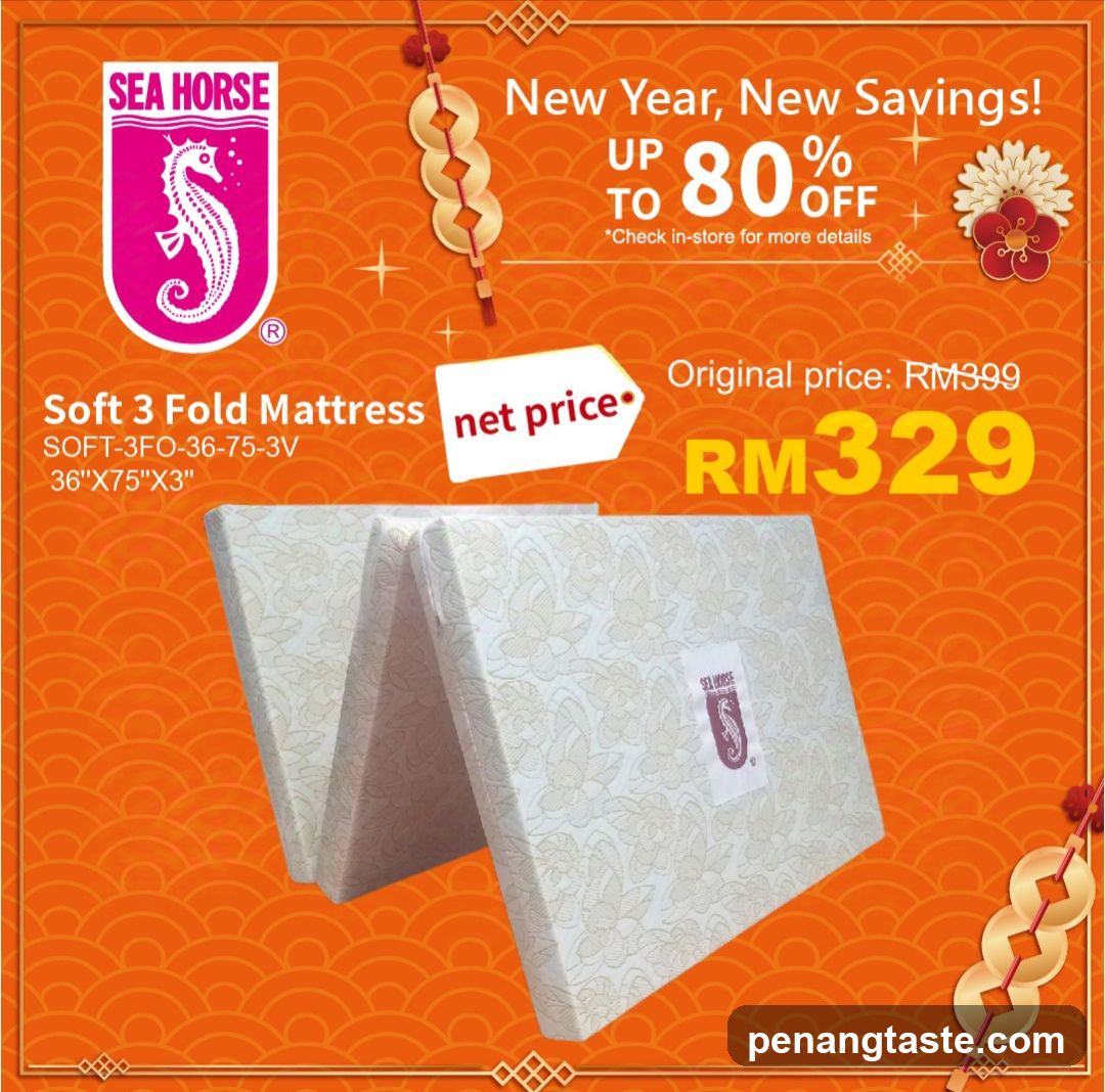 Sea Horse Soft 3 Fold Mattress Promotion