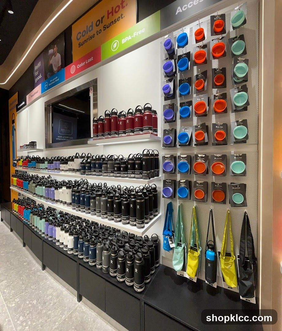 Water Bottle Display