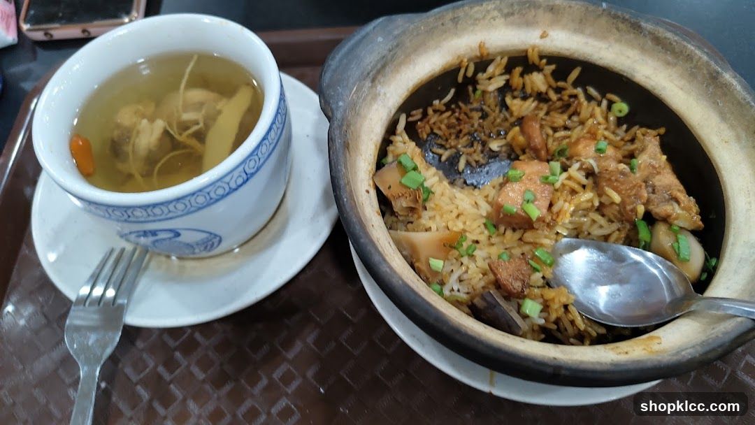 Food served at a restaurant