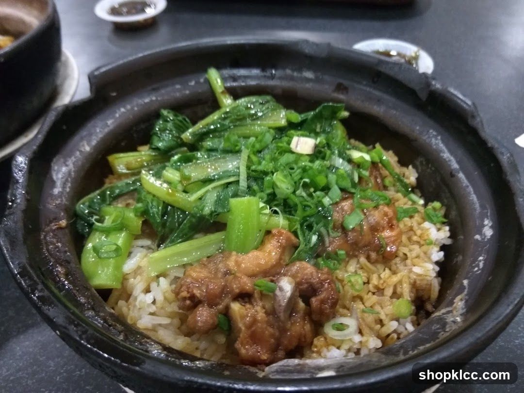 Food in clay pot