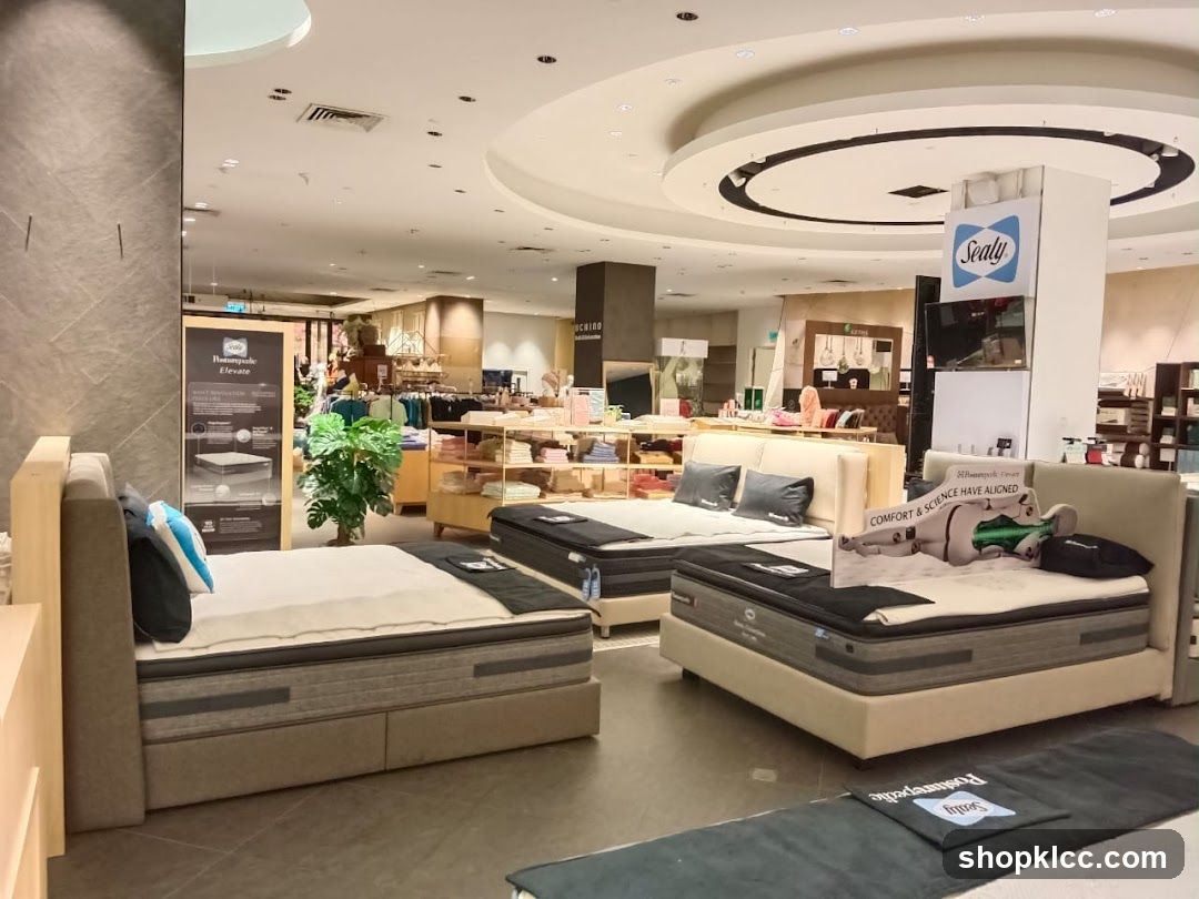 Mattress Store Interior