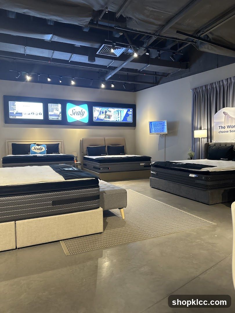 Sealy Mattress Store Interior