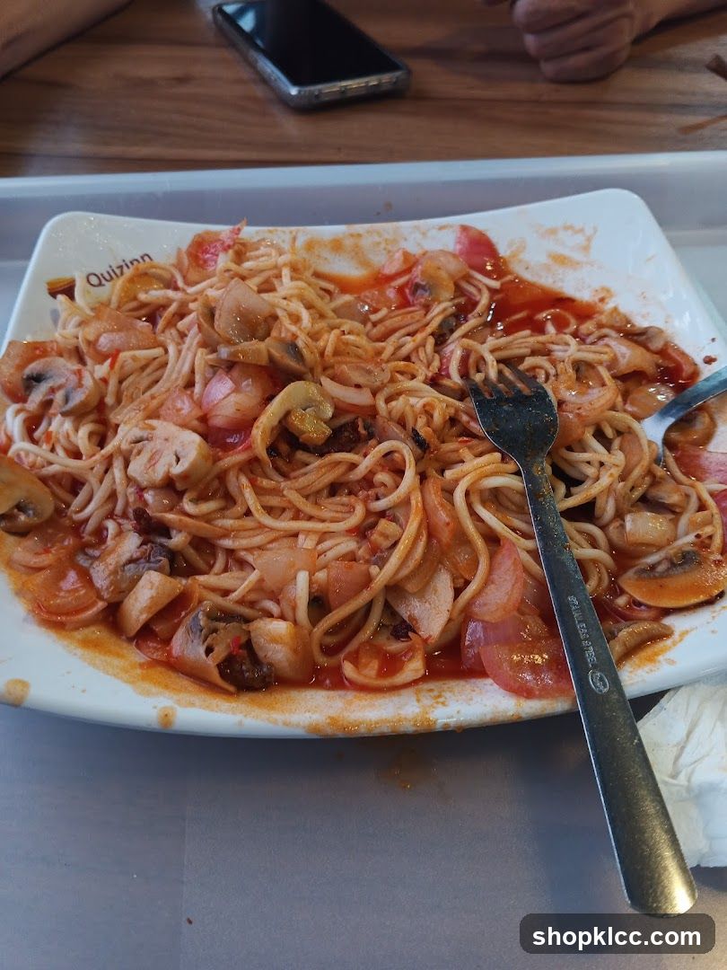 Noodles with Mushrooms and Onions