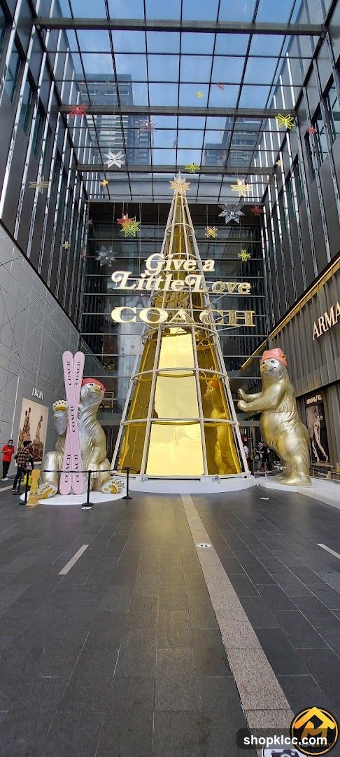 Holiday Display with Coach Branding