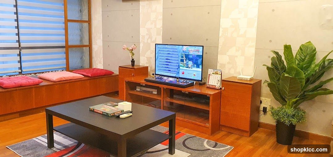 Living Room with Entertainment Setup