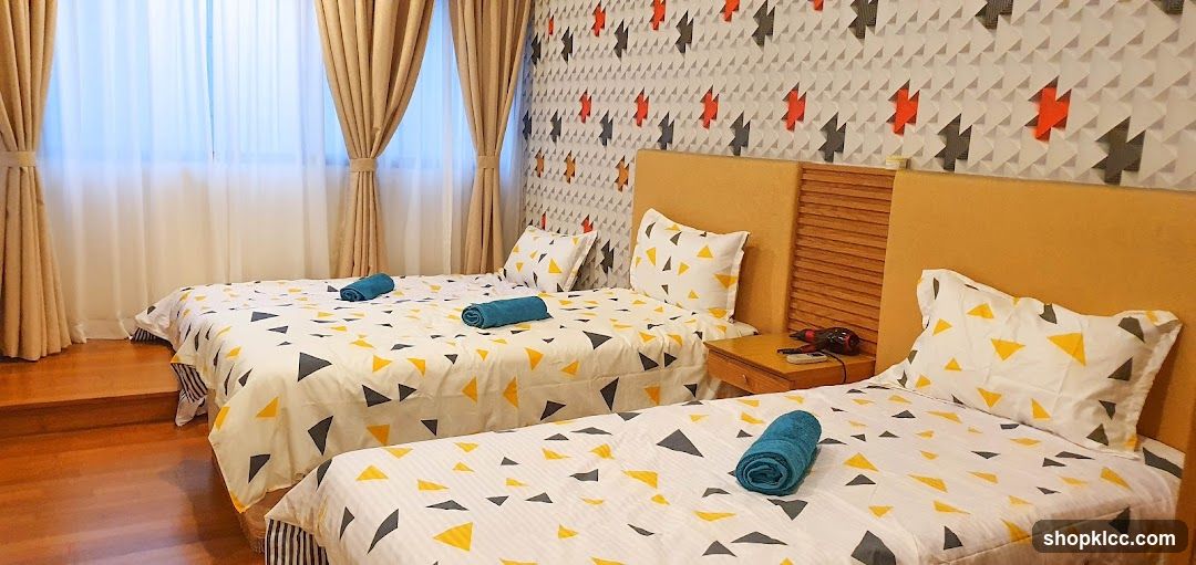 Bedroom with two beds