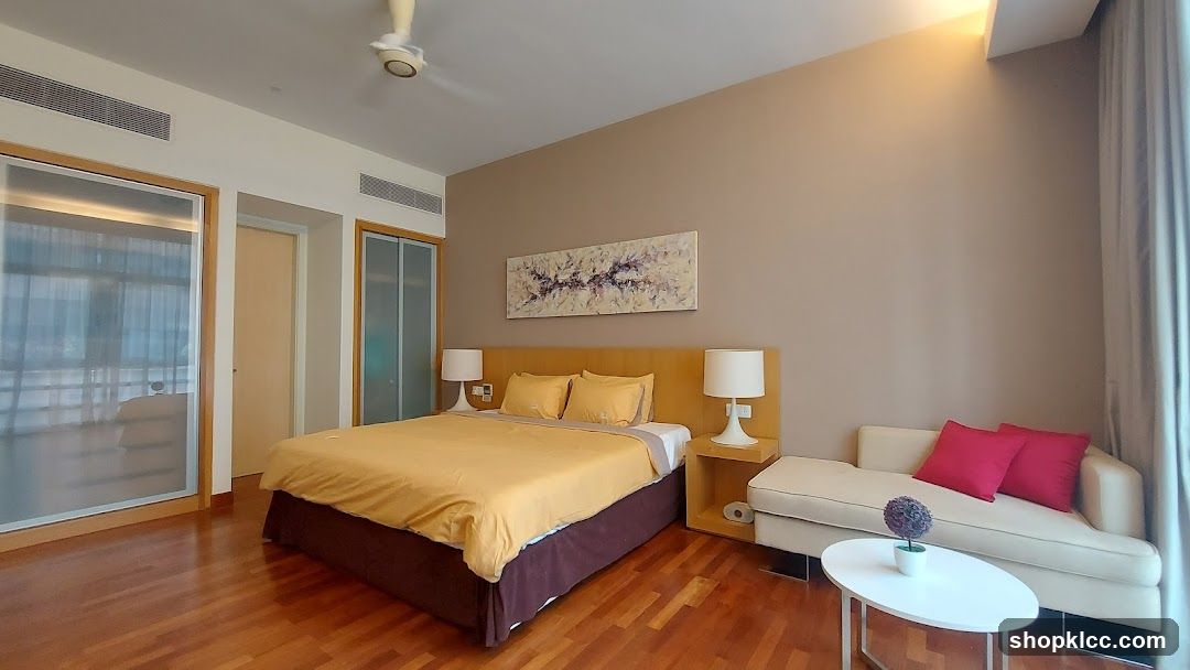 Bedroom with a modern aesthetic