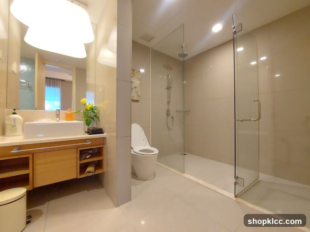 Modern Bathroom with Glass Shower