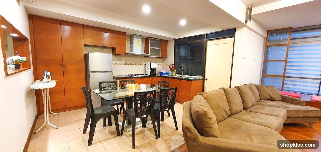 Living Room and Kitchen Area
