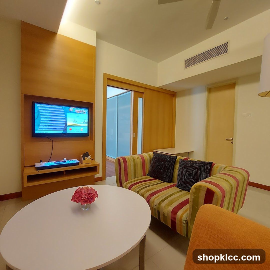 Living Room with Entertainment Setup