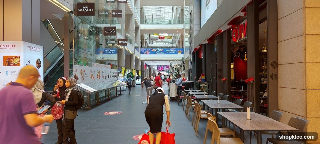 Indoor Shopping Mall Corridor