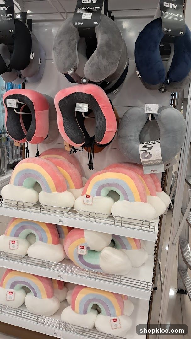Neck Pillows and Rainbow Cushions