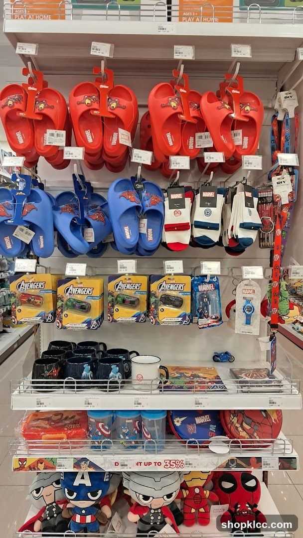 Marvel Merchandise Display