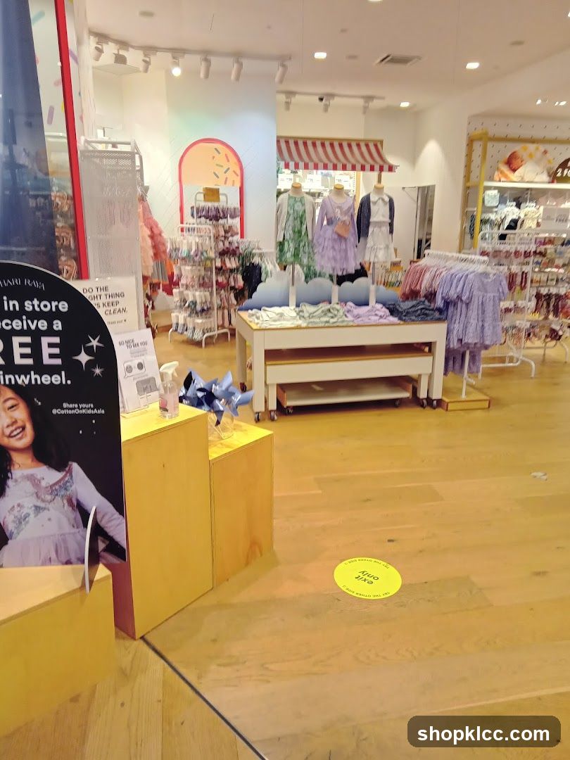 Children's Clothing Store Interior