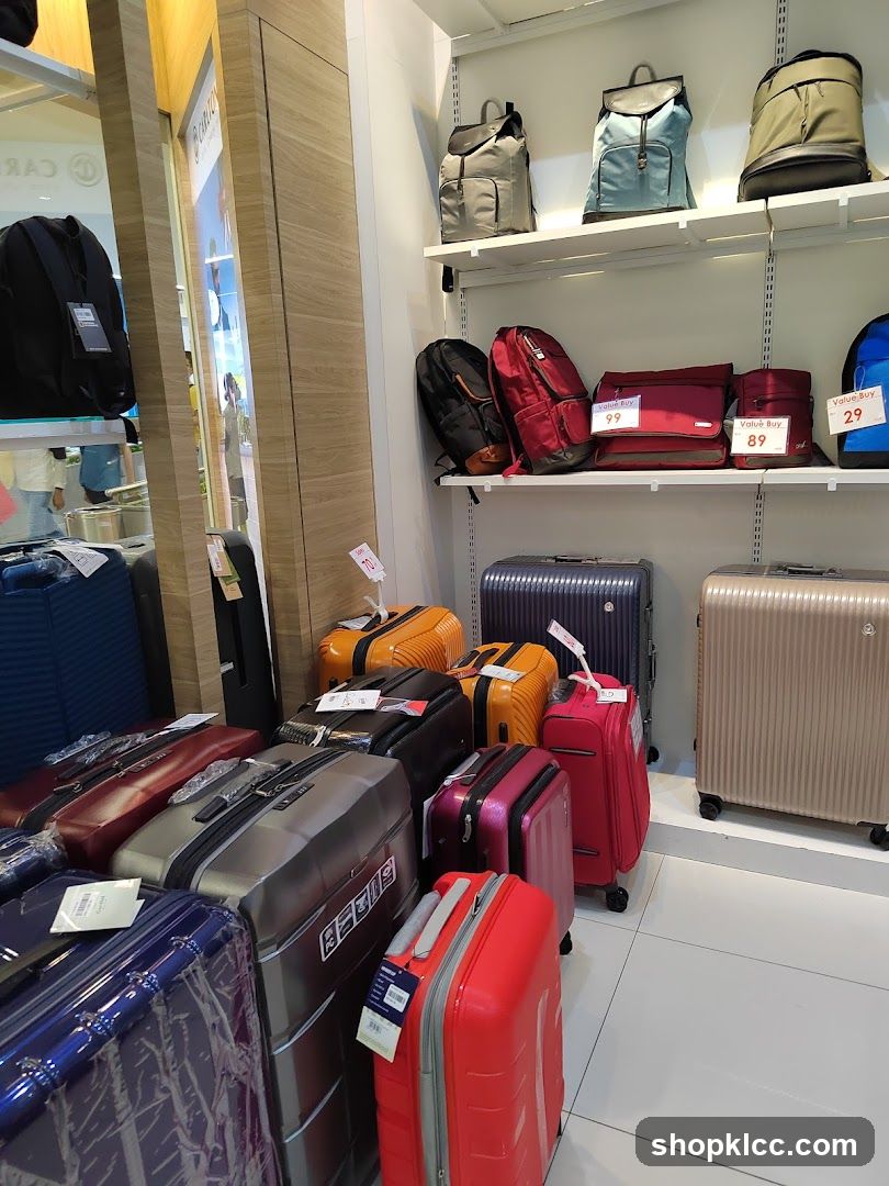 Luggage Store Display